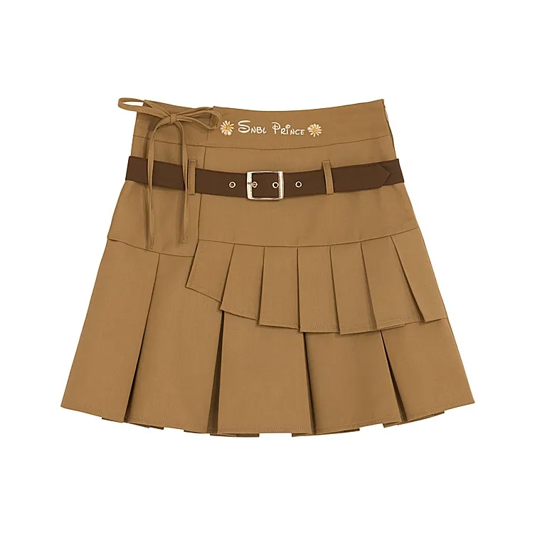 SNBL Повседневные короткие юбки женские коричневый