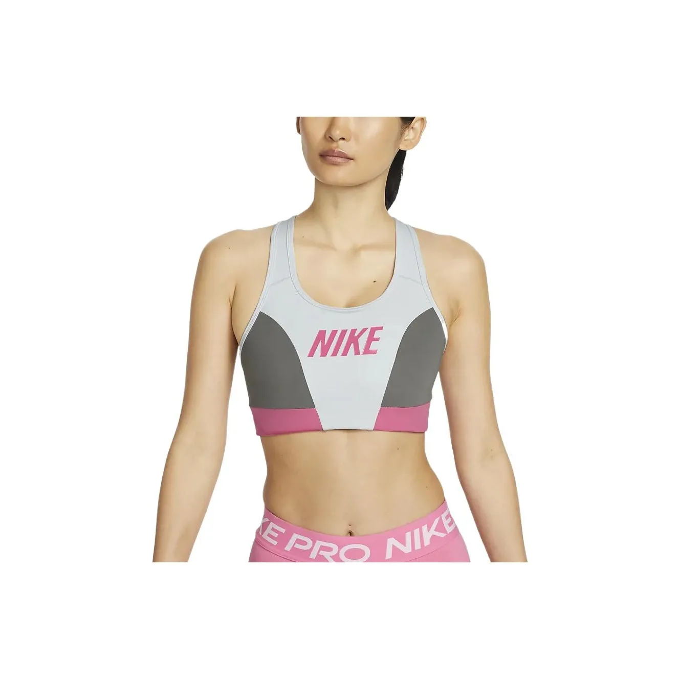 NIKE Dri Fit Серый Женское спортивное белье