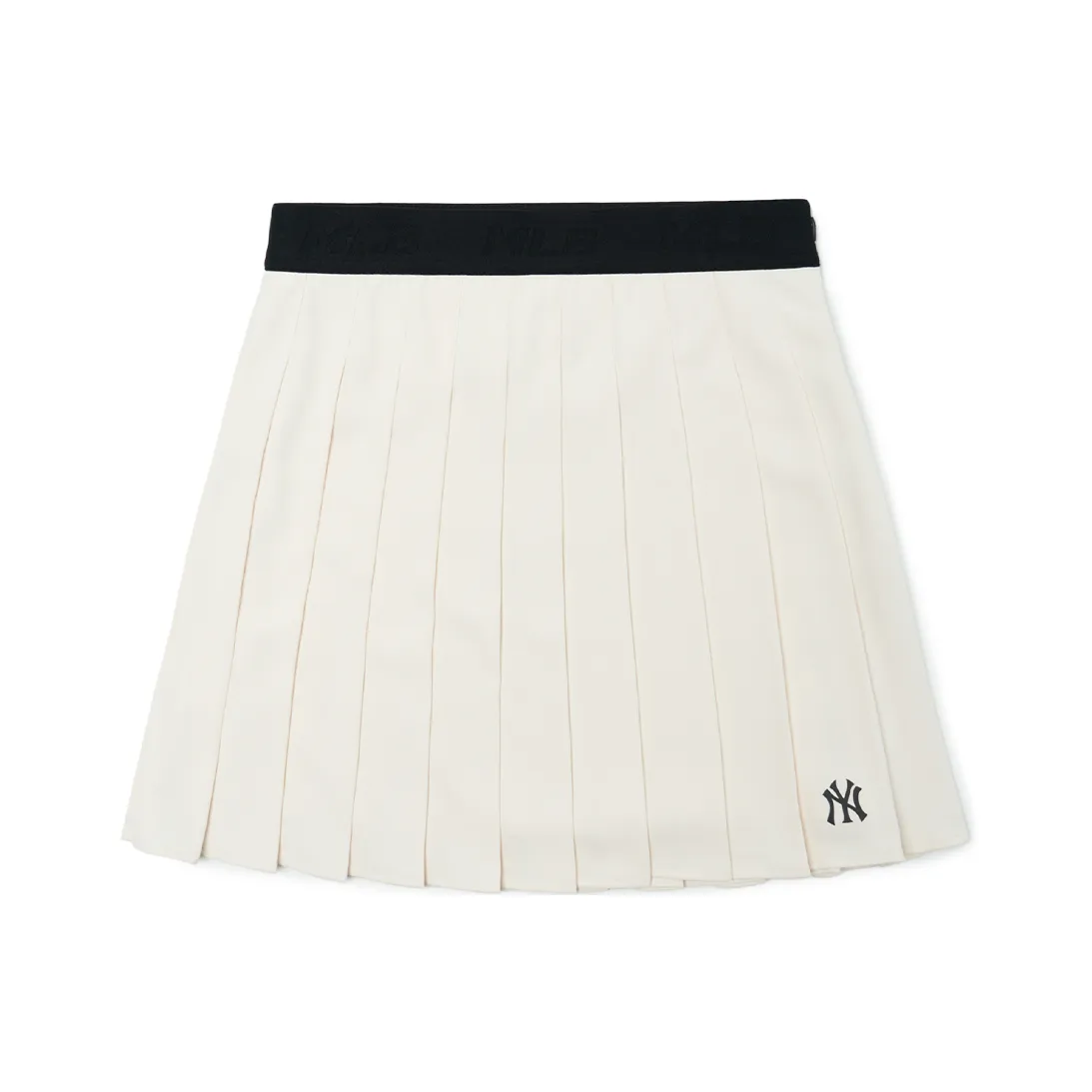 Mlb Base Logo Нью-Йорк Янкис Повседневные короткие юбки Женские Сливочный