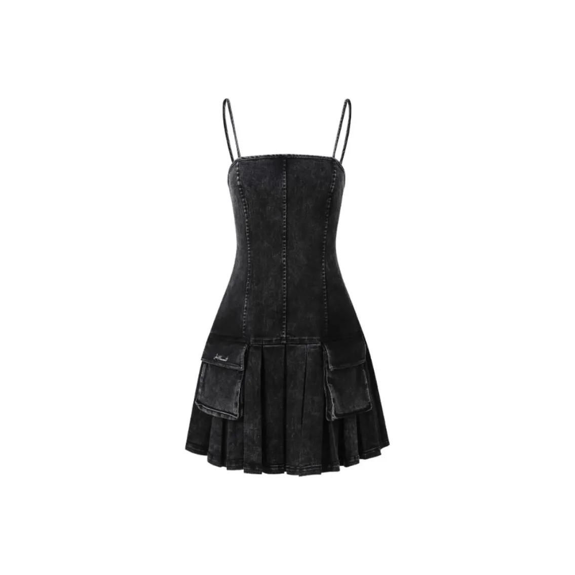 JAC FLEURANT Юбка-платье Женское Черное