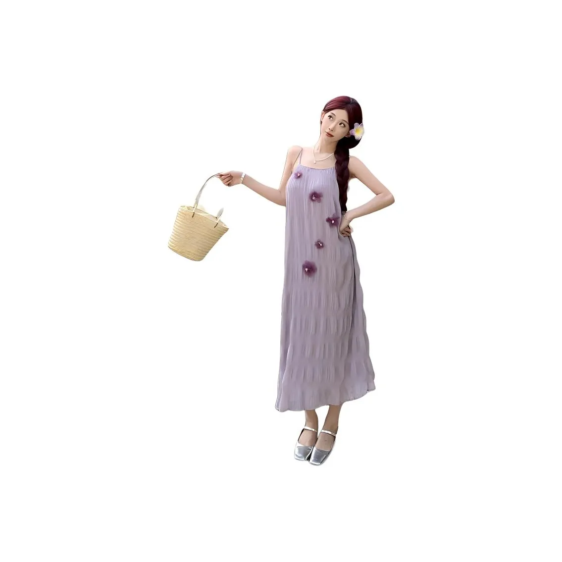 ZCDECO Slip Платье Женское Фиолетовое