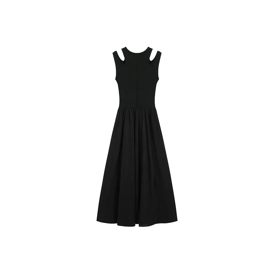 PAIN OR PLEASURE Slip Dress Women's Black
