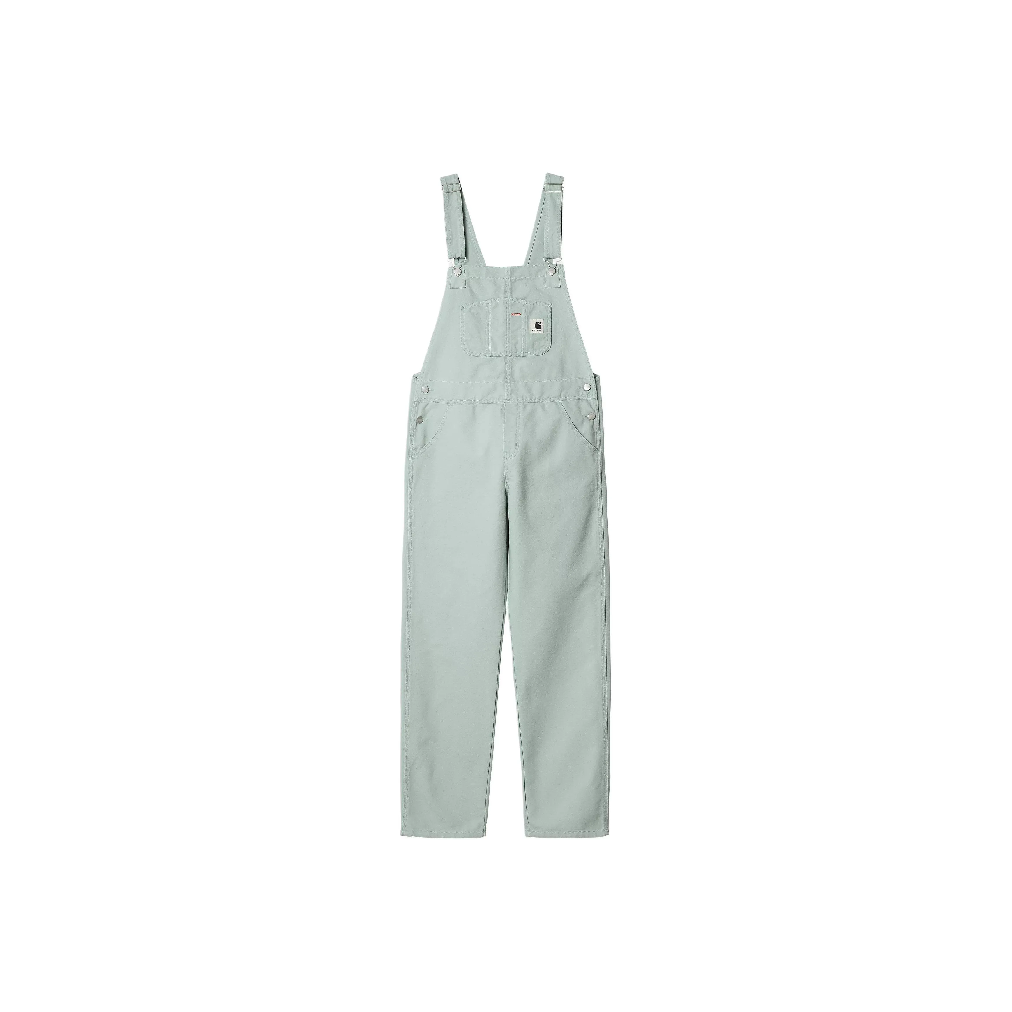 Carhartt WIP FW24 W' Bib Overall Straight Overalls Women's Frosted Green