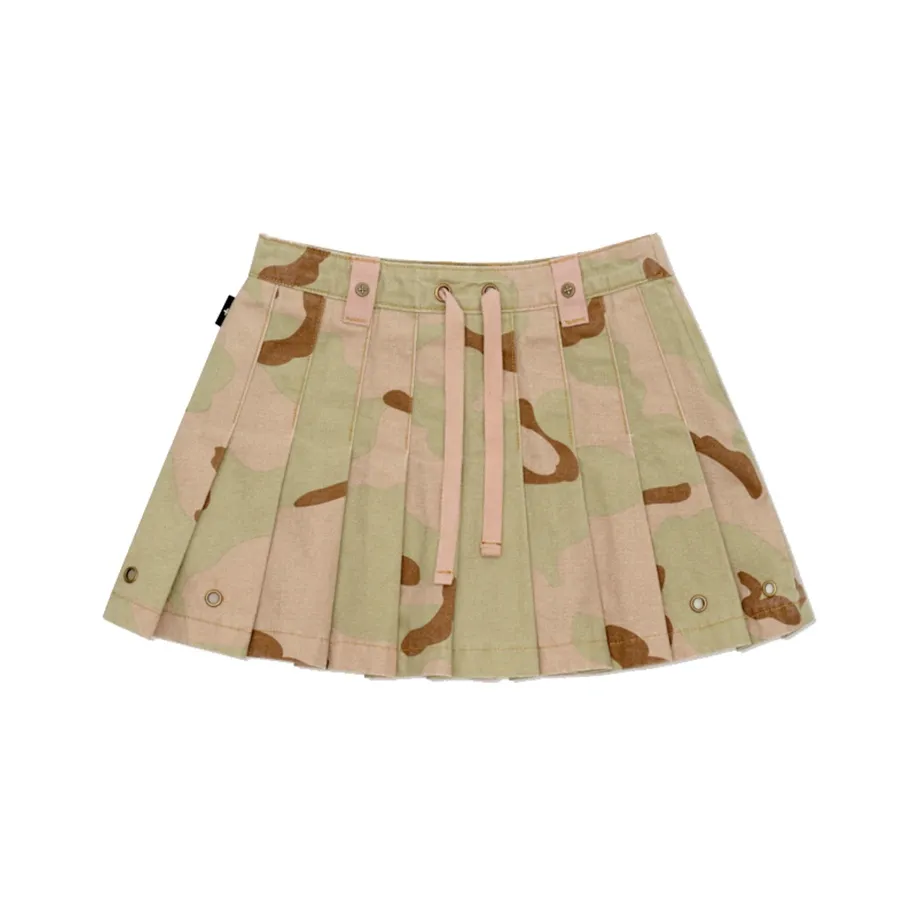 SMFK Wild World Wild World Series Повседневные короткие юбки Женские Пустынный камуфляж