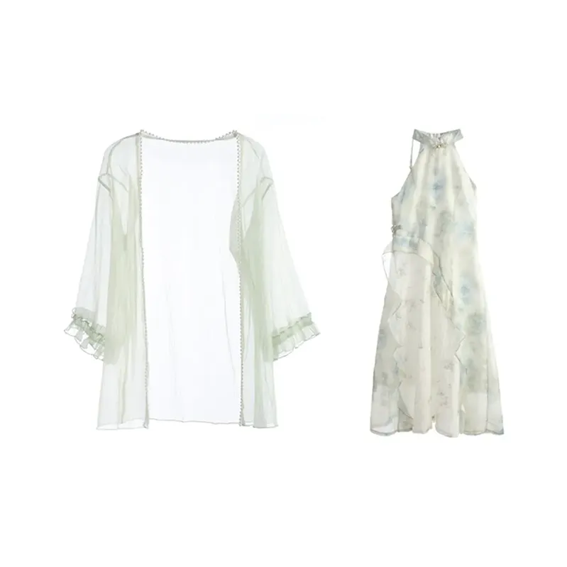 Local Gal Комплект с юбкой Женские Зеленый