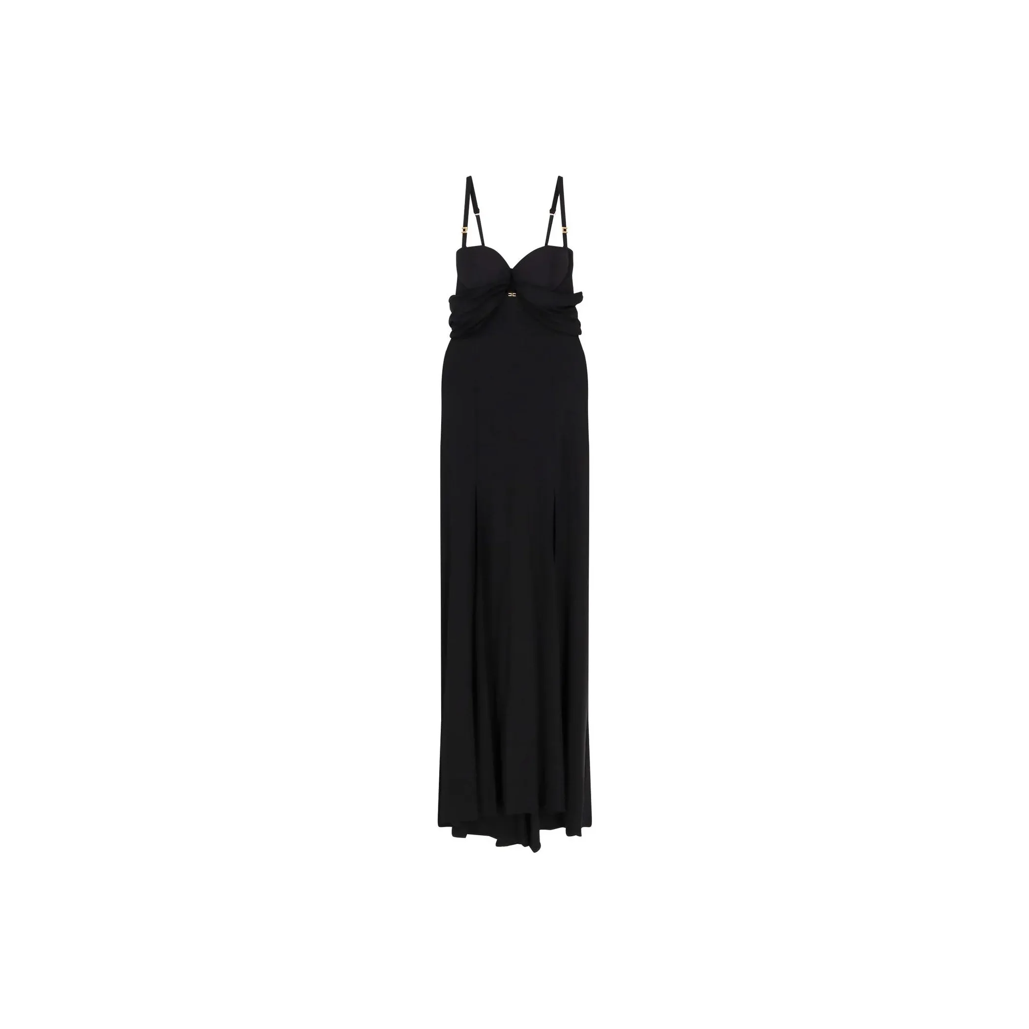 Elisabetta Franchi Corset Red Carpet Crepe Jersey Dress
