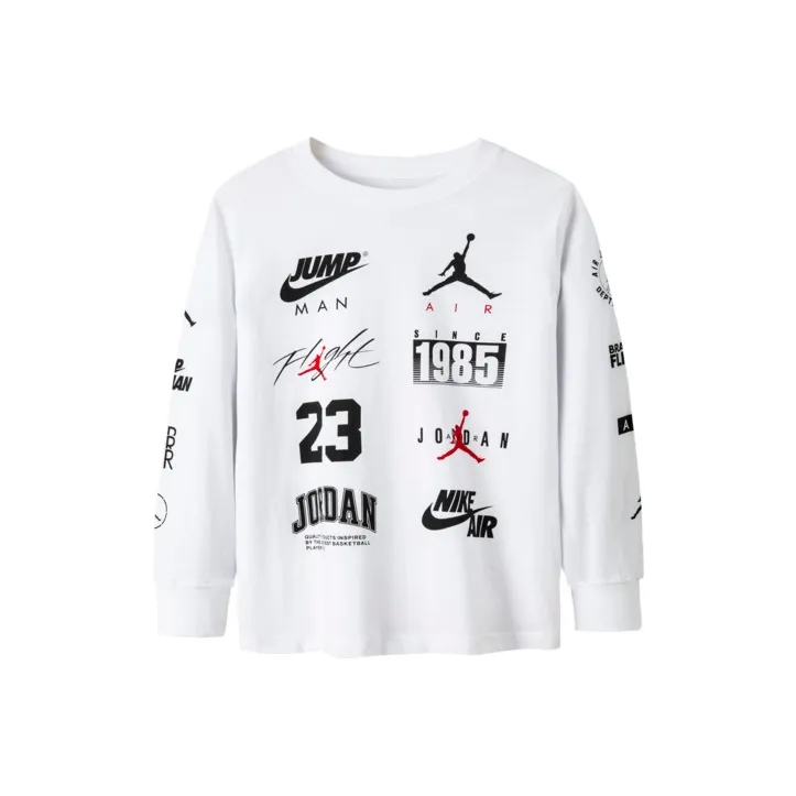 Джордан T Рубашка Pure White Детская