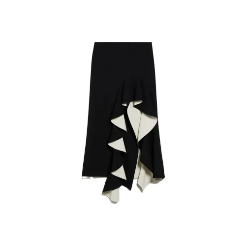 SportMax Черные Женские Повседневные Длинные Юбки