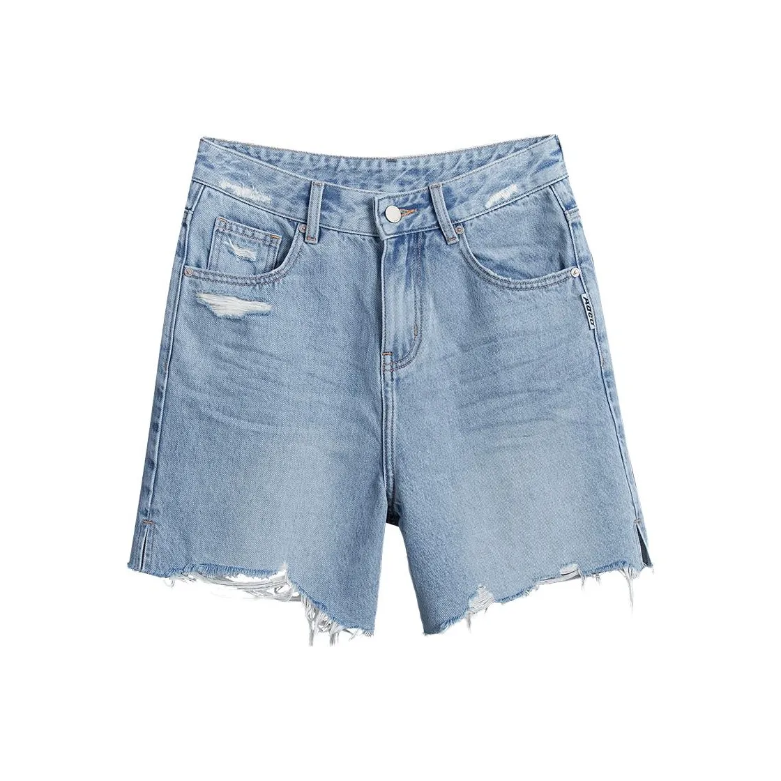 Ran and pure Denim Shorts Women's Refreshing Light Blue