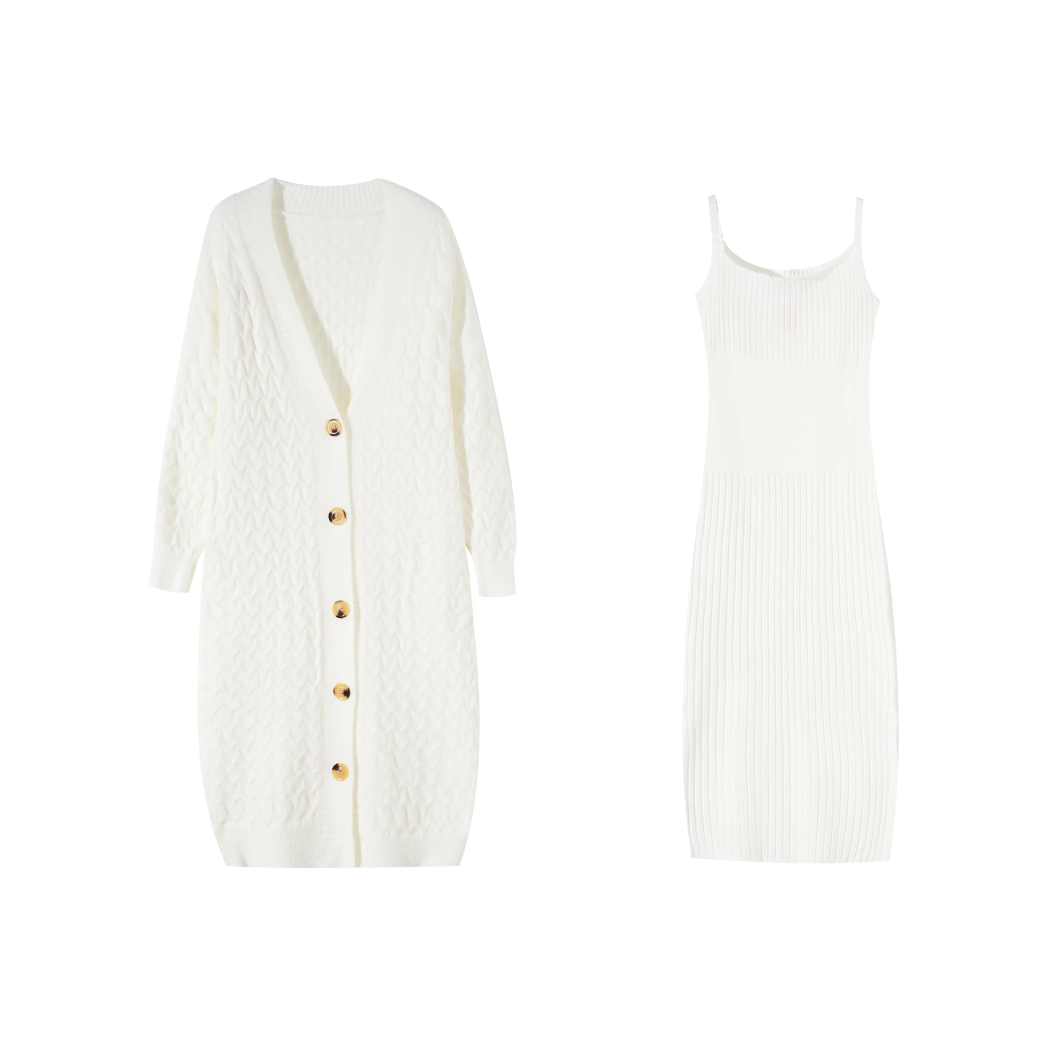 EIDOLON GRAIN Комплект с юбкой Женская Белая