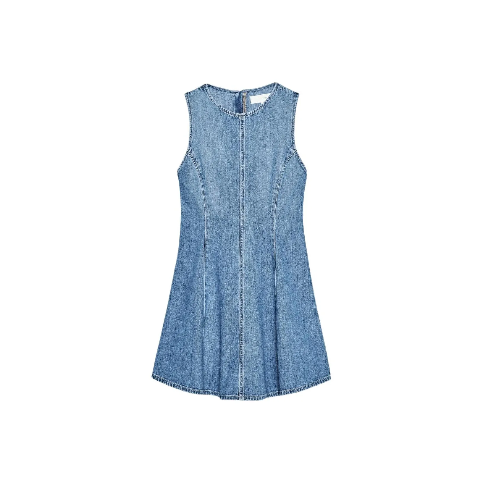 ZARA Trf Sleeveless Dress Women's Blue