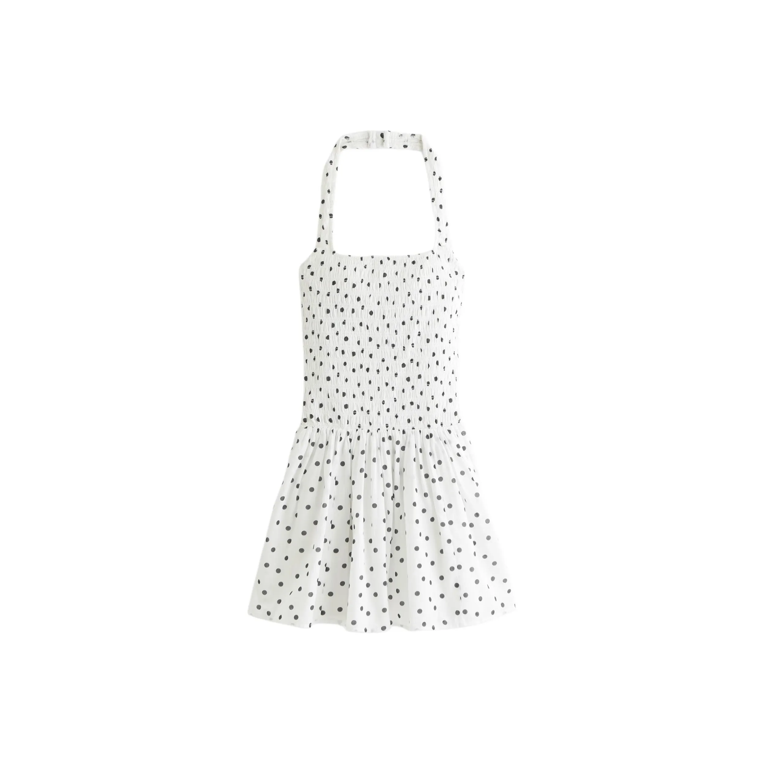 Abercrombie＆Fitch Sleeveless Dress Women's Black Dot