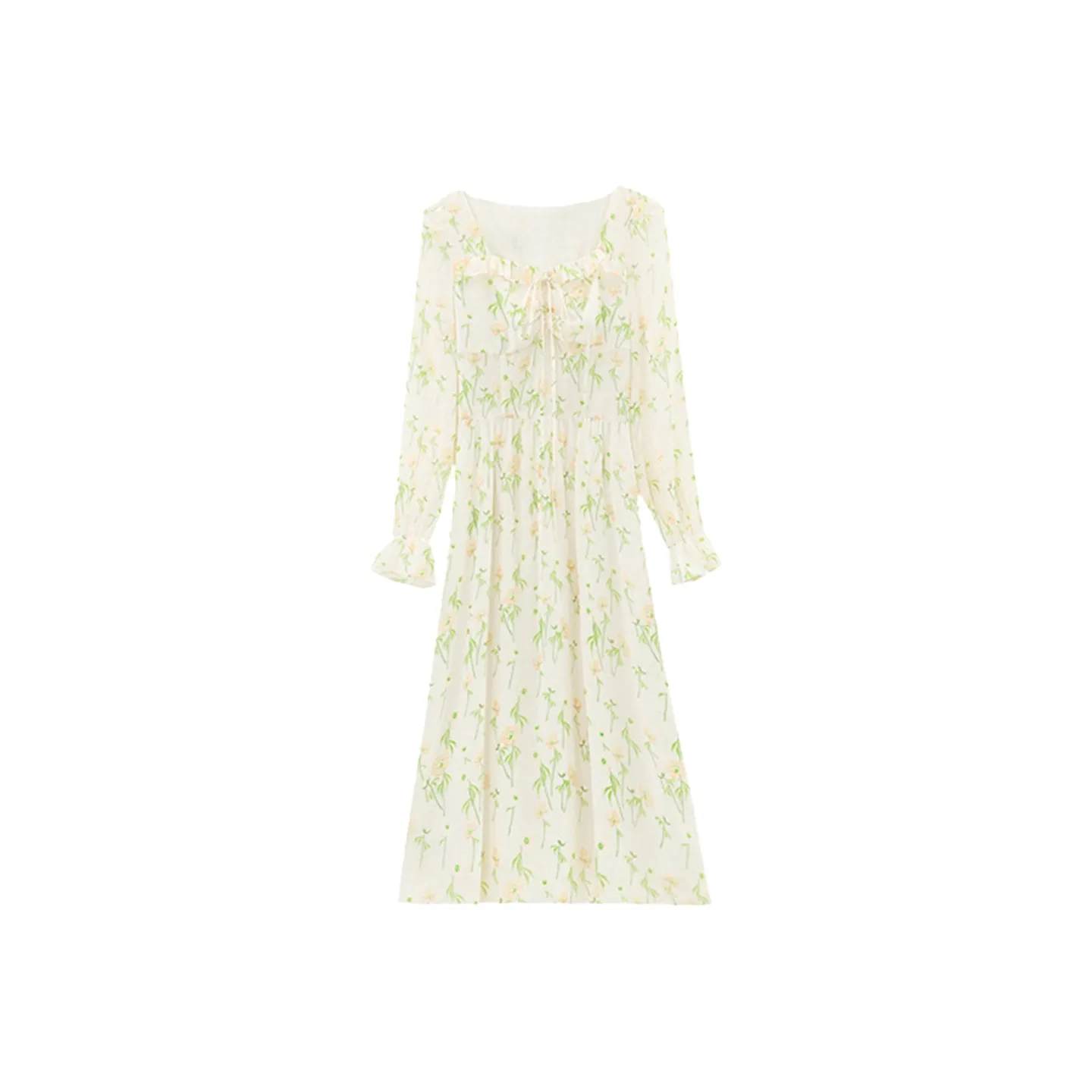 GTLA Long Sleeved Dress Women's Light Green