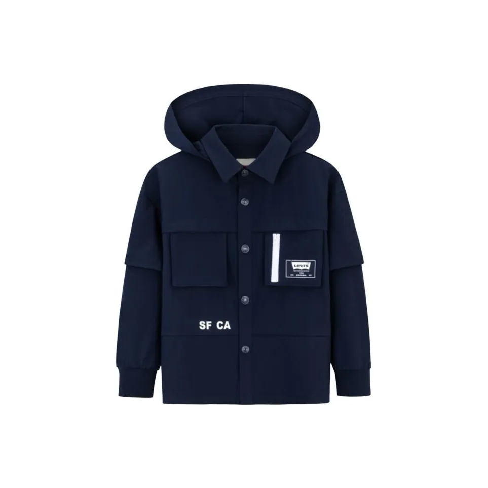 Levi's Куртки и Пальто Темно-Королевский Синий Детский