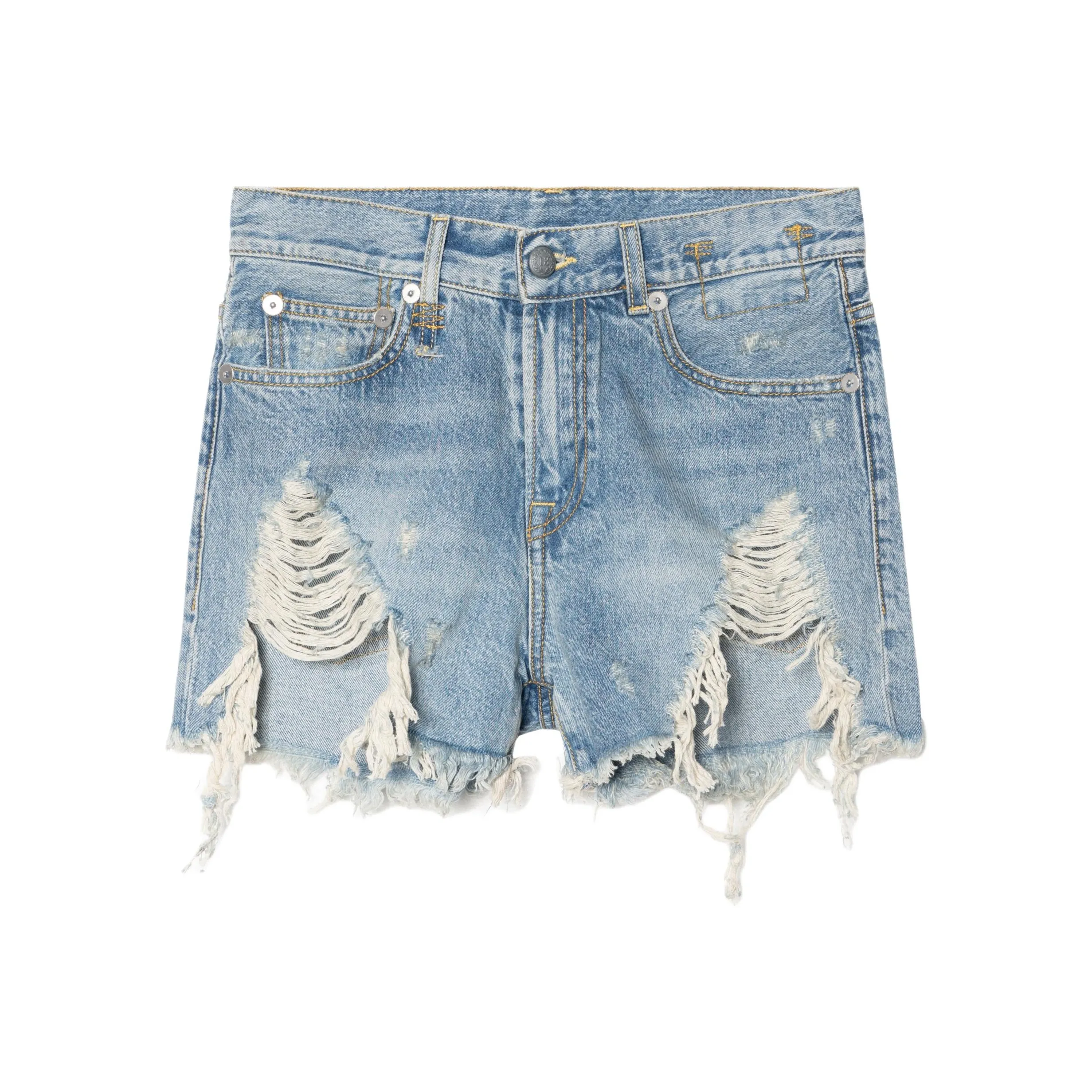 R13 Синие Женские Джинсовые Шорты