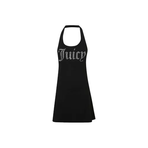 JUICY COUTURE Черное женское платье без рукавов
