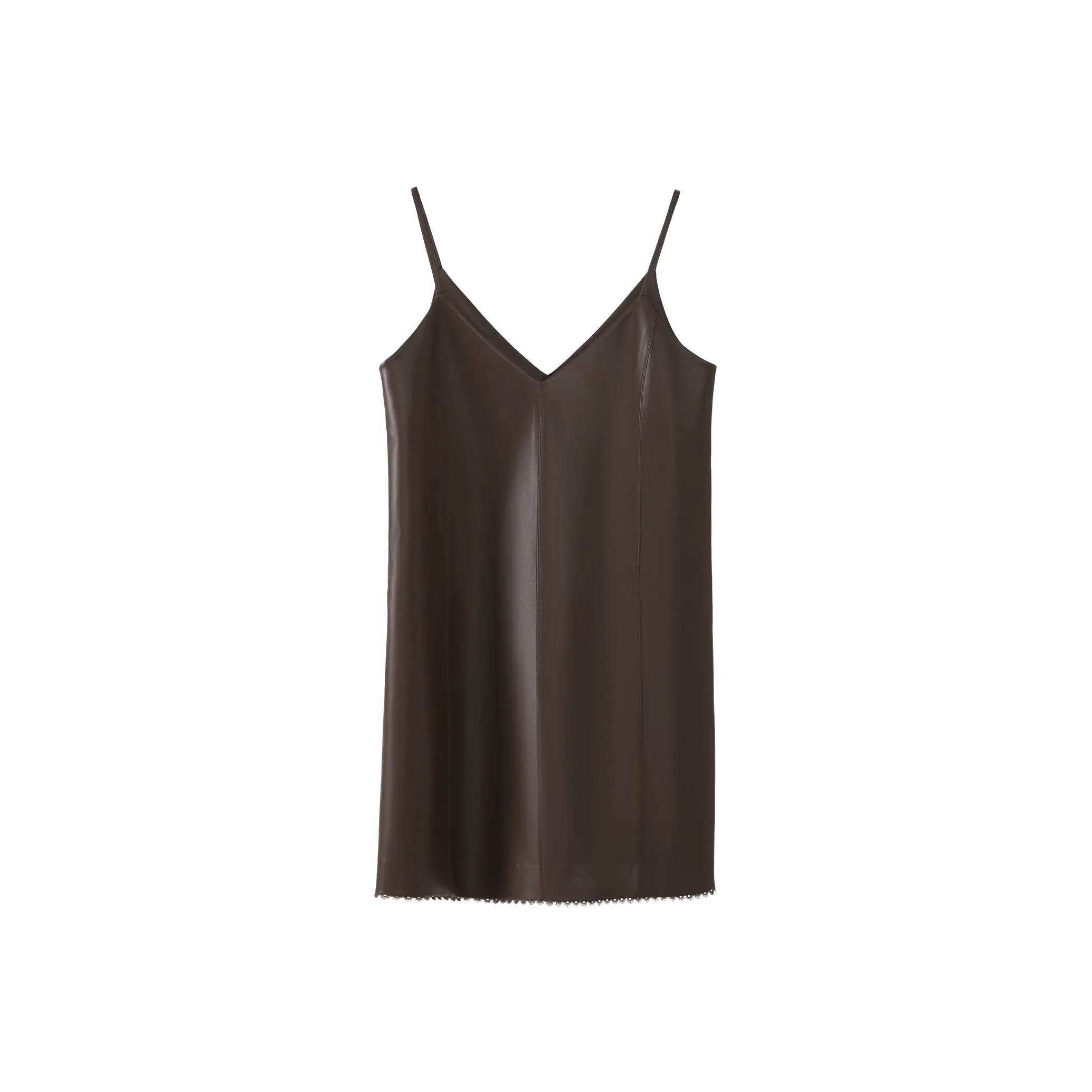 Fstudio Slip Платье Женское Кофейное