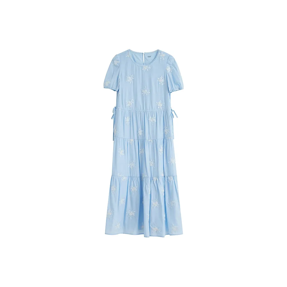Inman Long Sleeved Dress Women's Aqua Blue