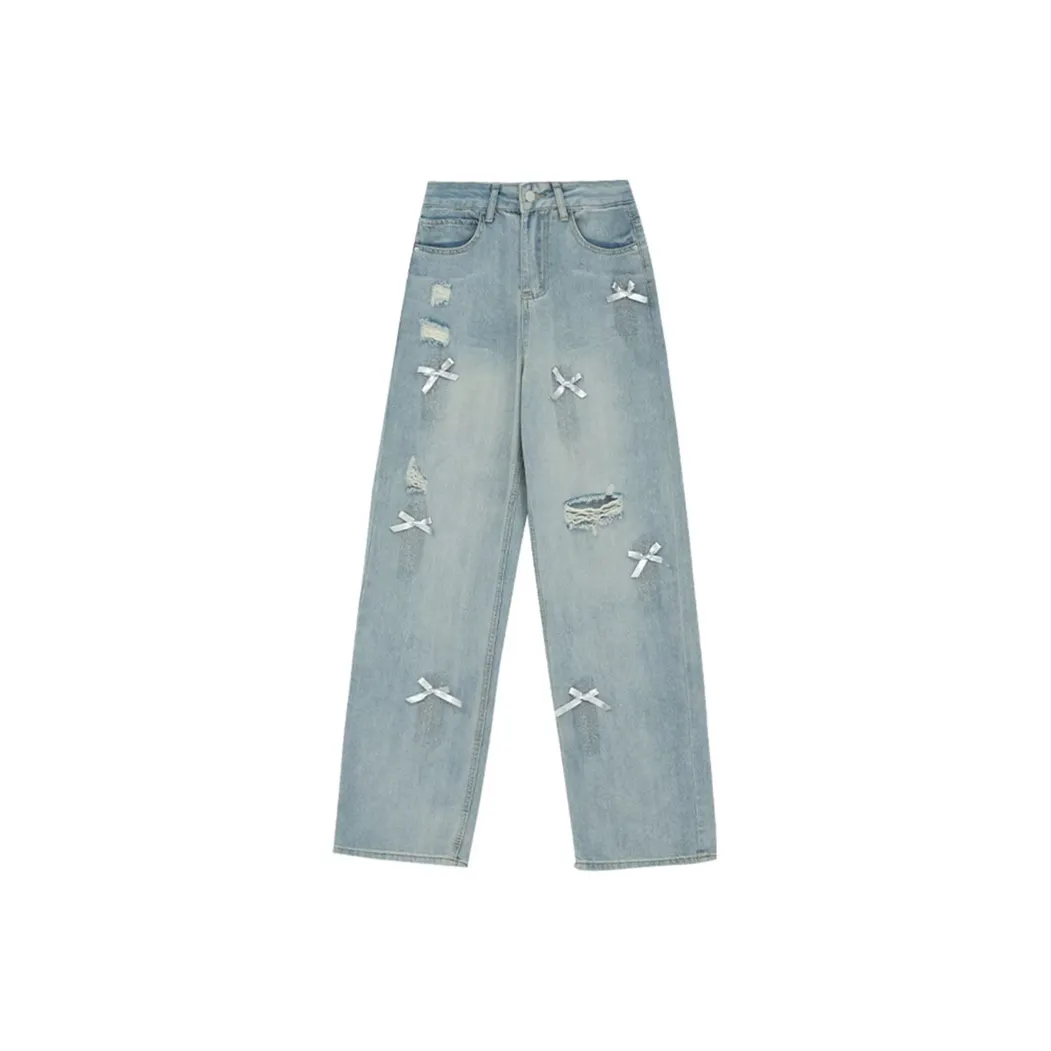 Incolore Джинсы Женские Светло-Синий