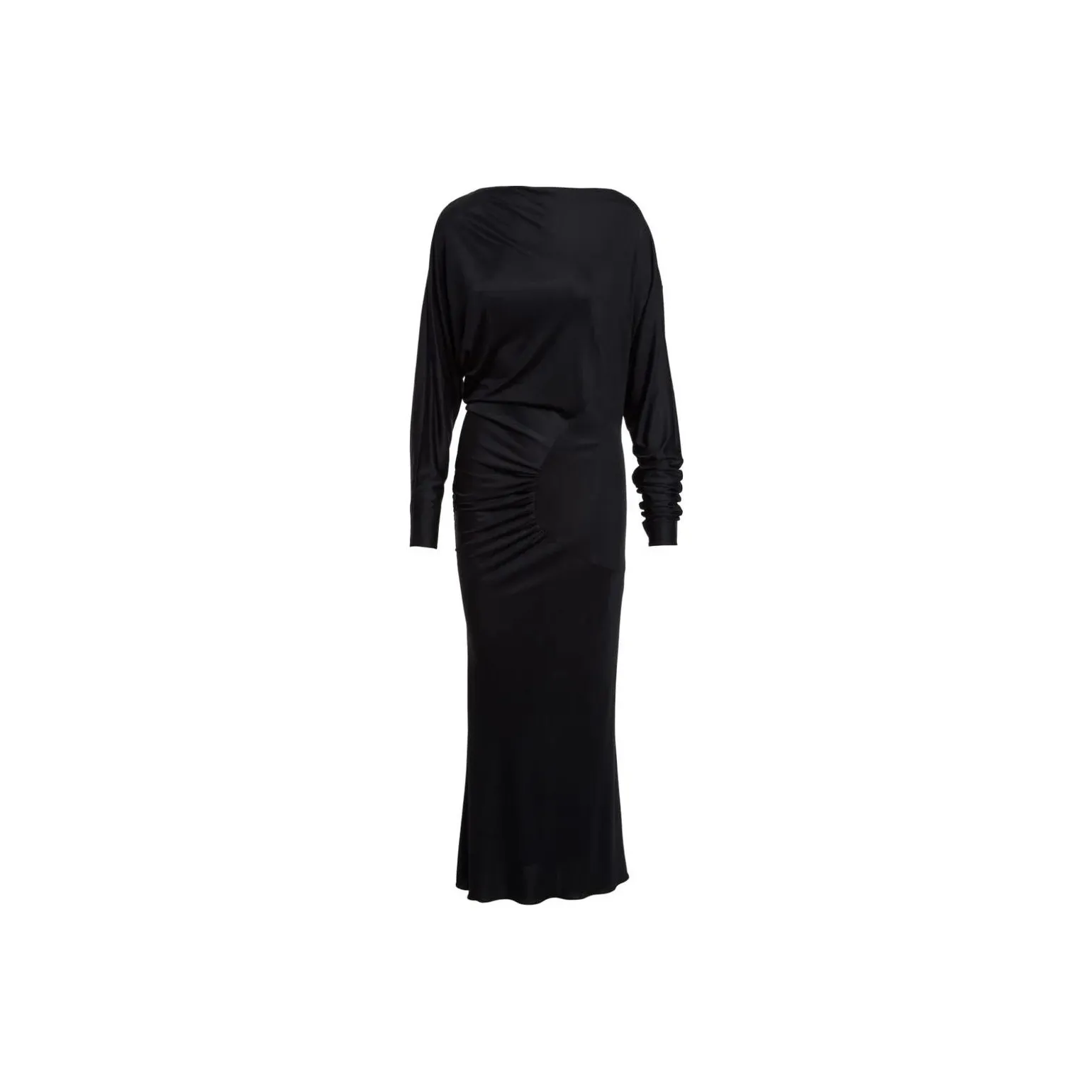 KHAITE Long Sleeved Dress Women's Black
