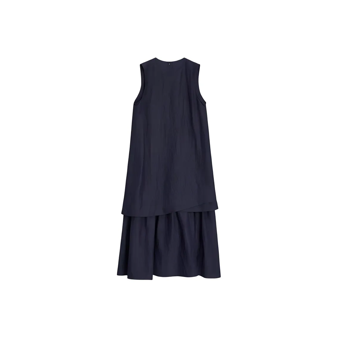 Fragment Sleeveless Dress Women's Navy Blue