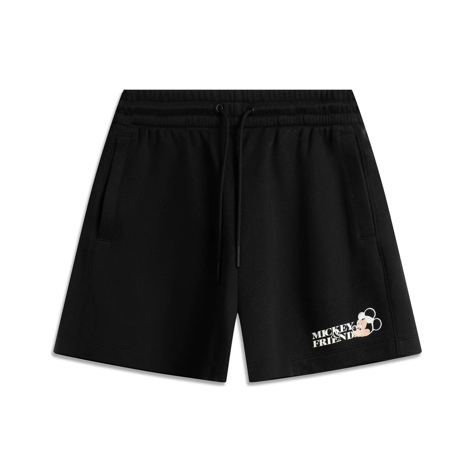 LiNing x Disney Повседневные шорты Женские Черные