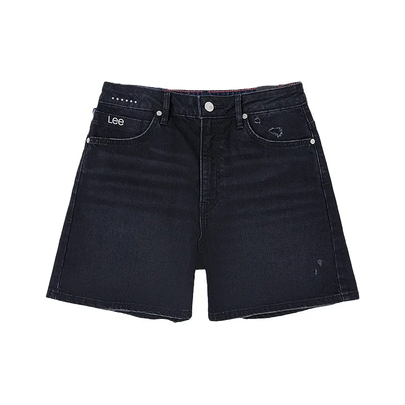 Lee Черные Женские Джинсовые Шорты