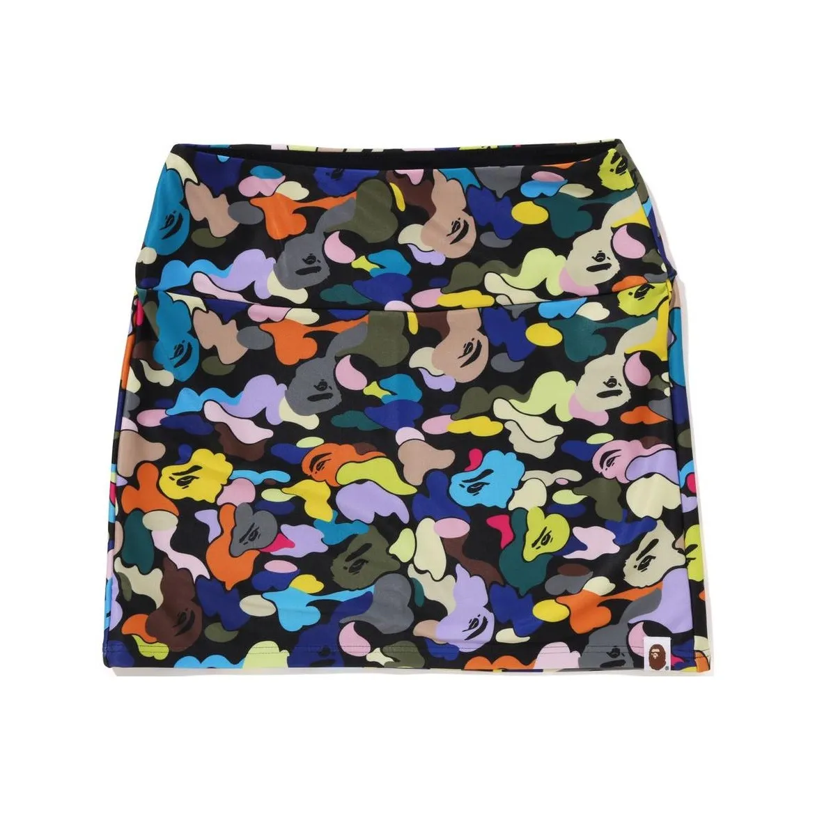 Bape Multi Camo Mini Skirt White