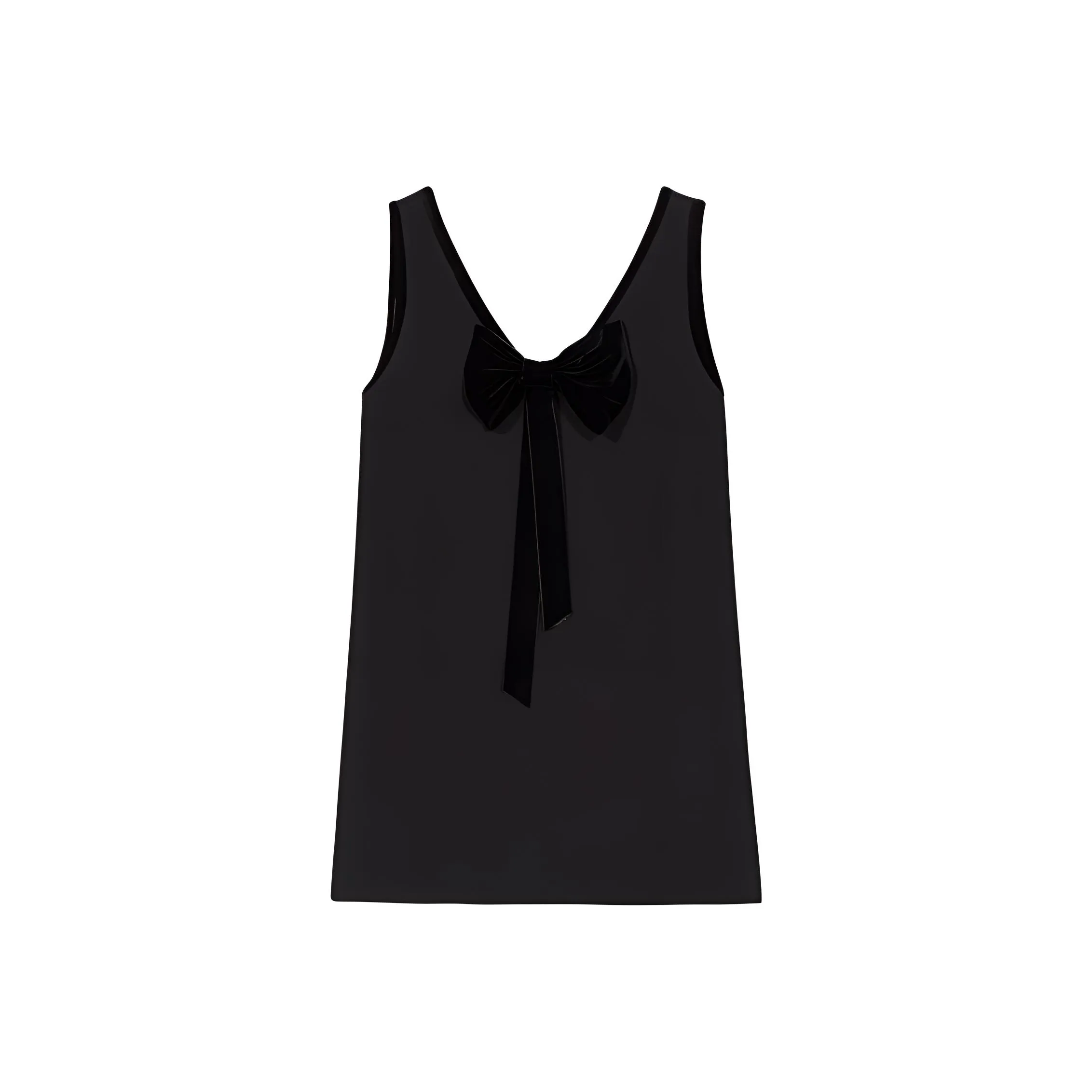 Maje Velvet collar Pinafore Dress