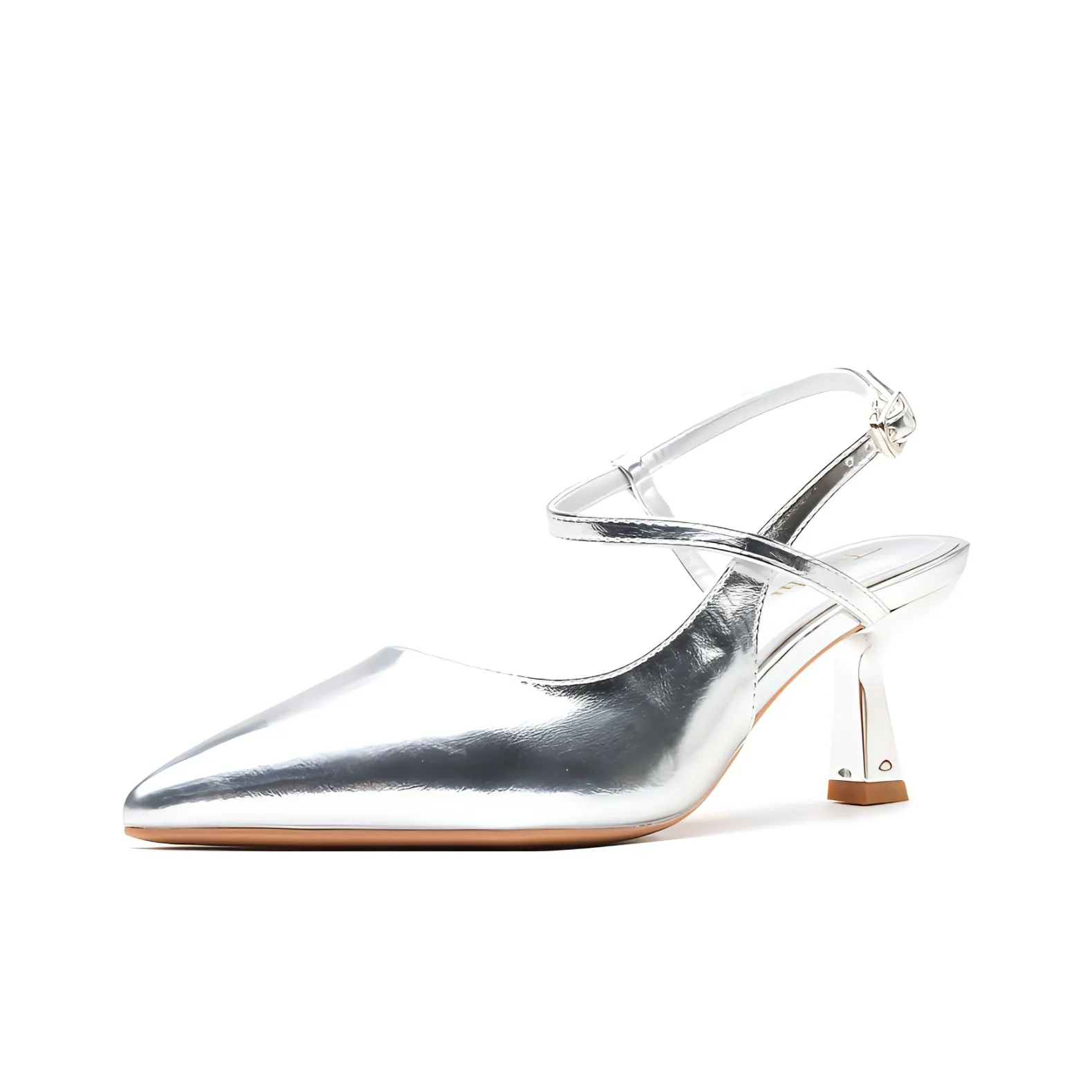 TATAYA Slim Heel High Heels 6cm Women's Silver