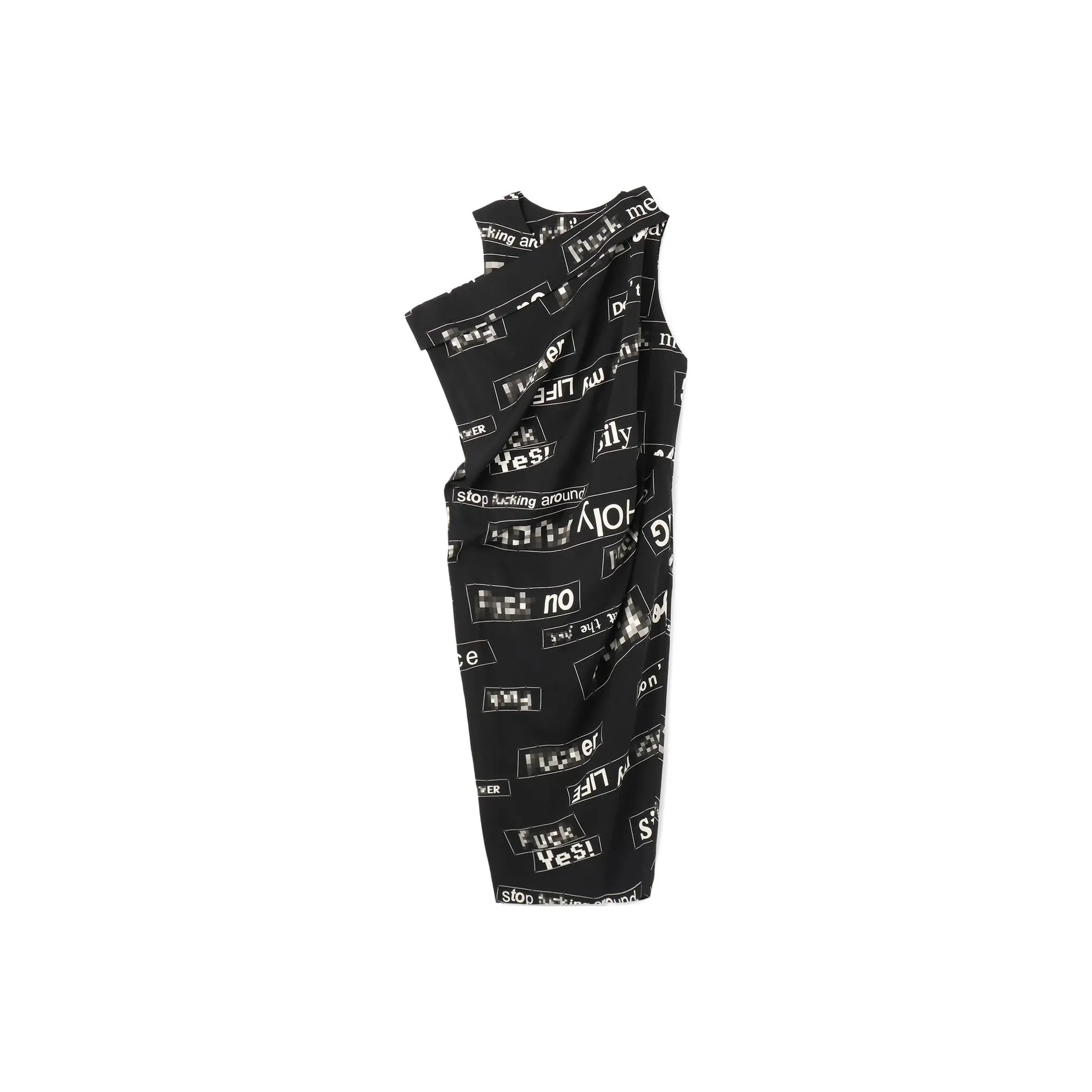 Yohji Yamamoto Sleeveless Dress Women's Black