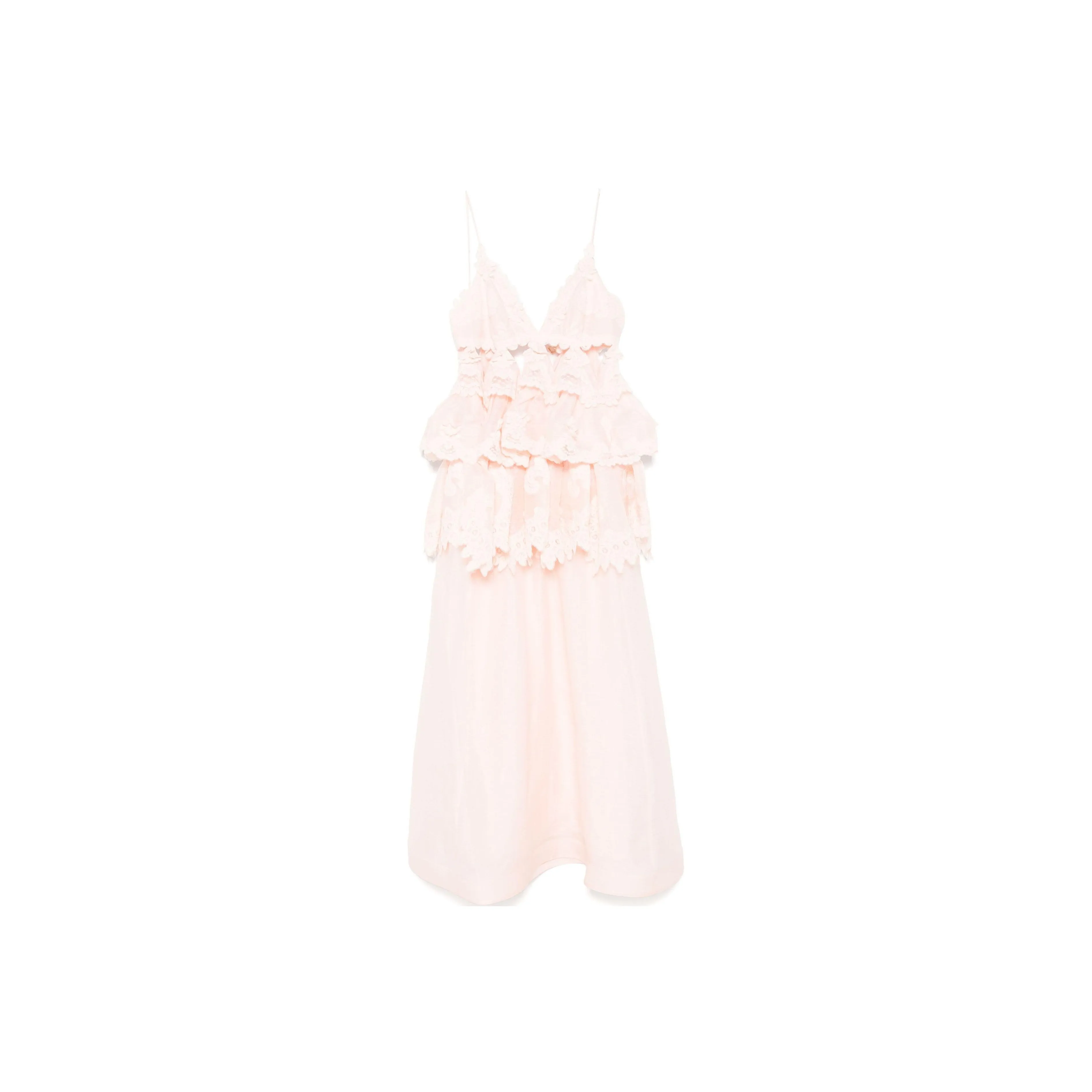 Zimmermann Tiered Lace Maxi Dress