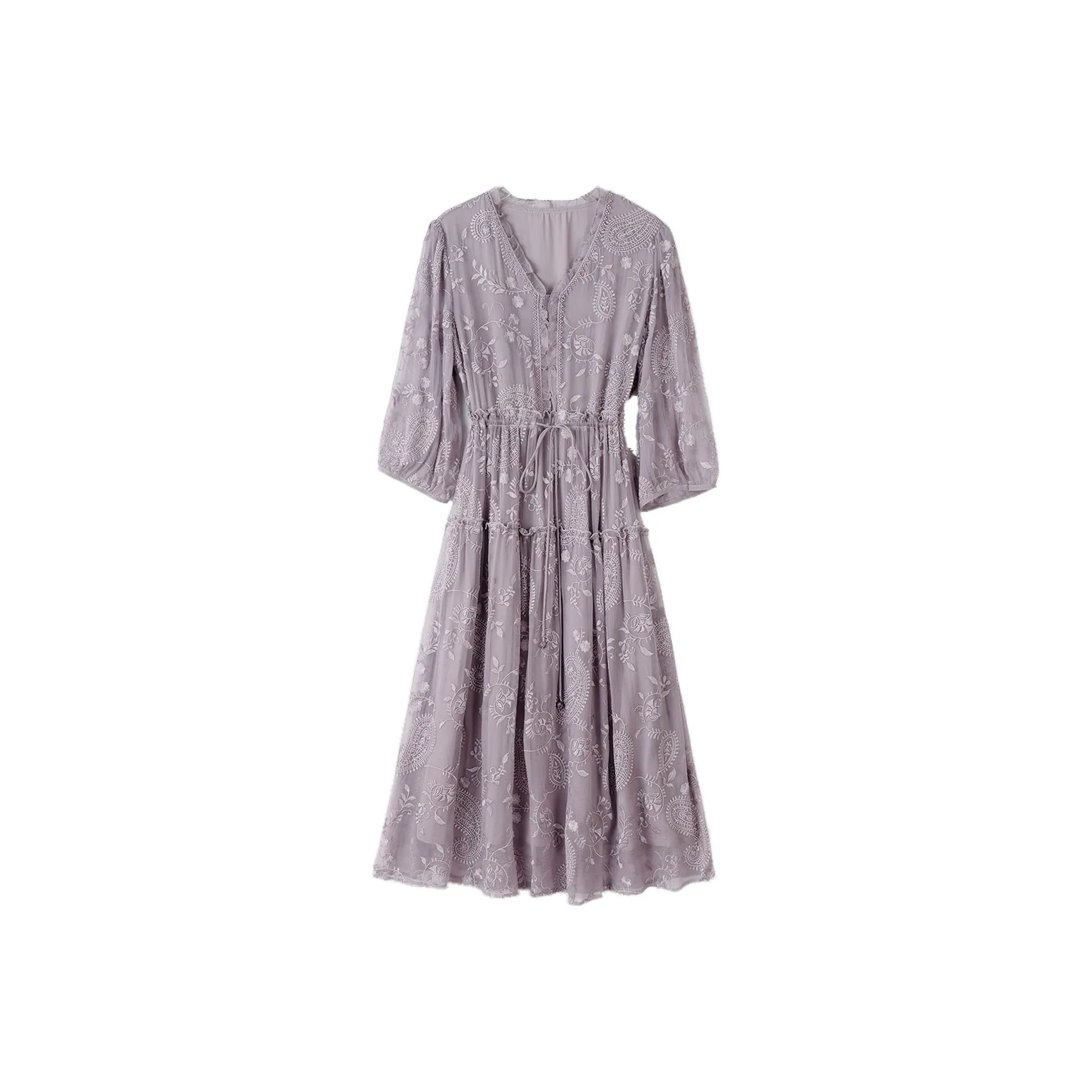 To The West Длинное Платье с Длинными Рукавами Женское