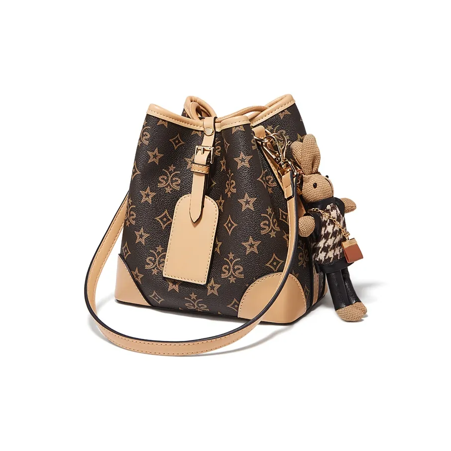 MARINO ORLANDI PVC Сумка через плечо Стандартная Женская Кофейного цвета