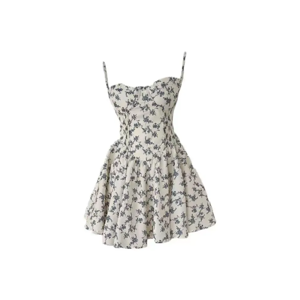 PUREIDOL Юбка Платье Женское Синее