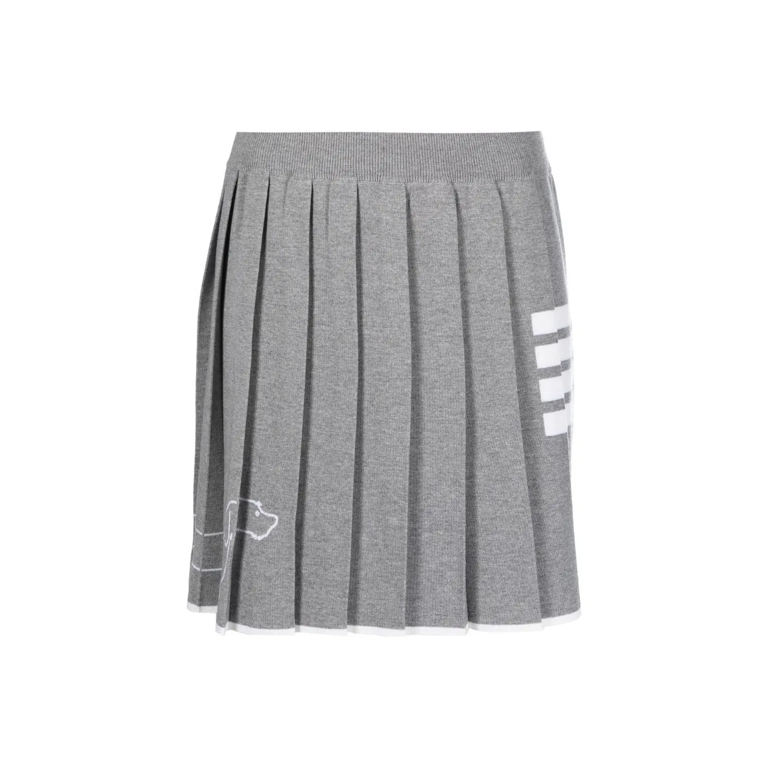 THOM BROWNE Hector Icon Pleated Mini Skirt