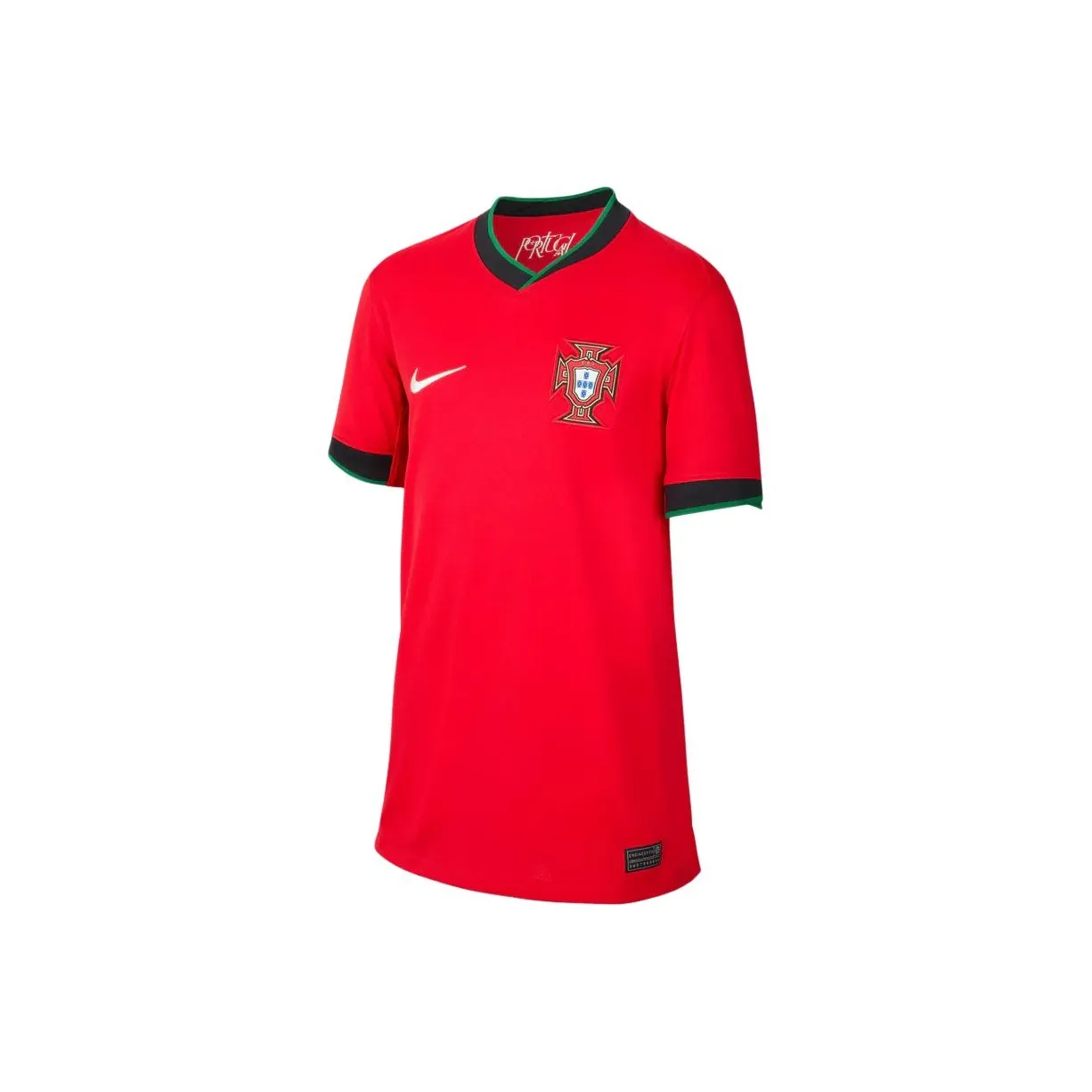 nike T-рубашка Команда Португалия Университетский красный Сосновый зеленый Асфальтовый синий Парусный белый Детская