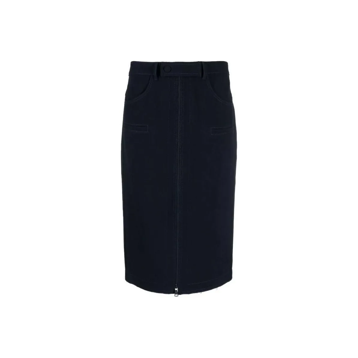 Nº21 Zip up Midi Pencil Skirt