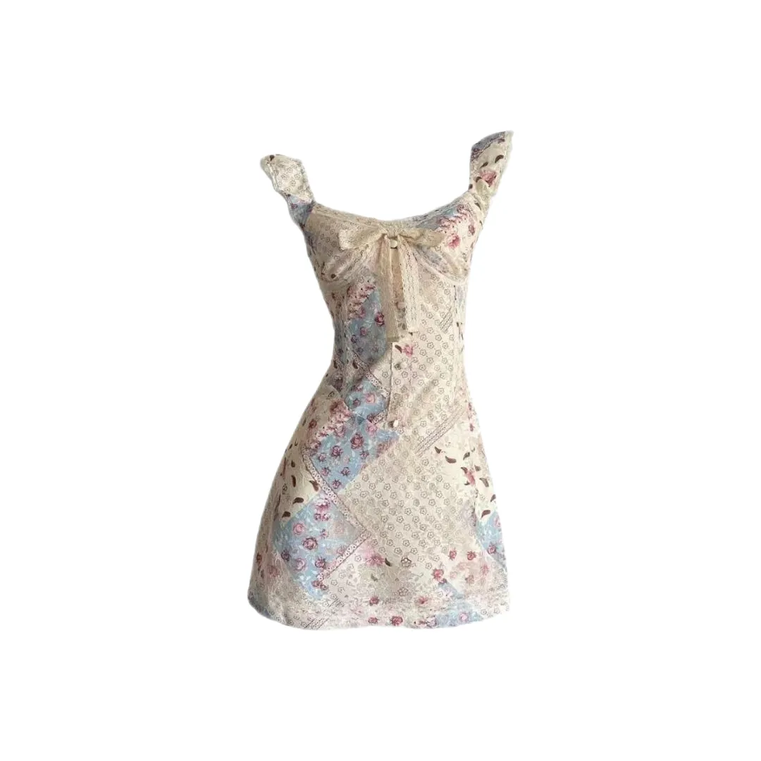 ABBY GODDESS Slip Dress Women's Apricot
