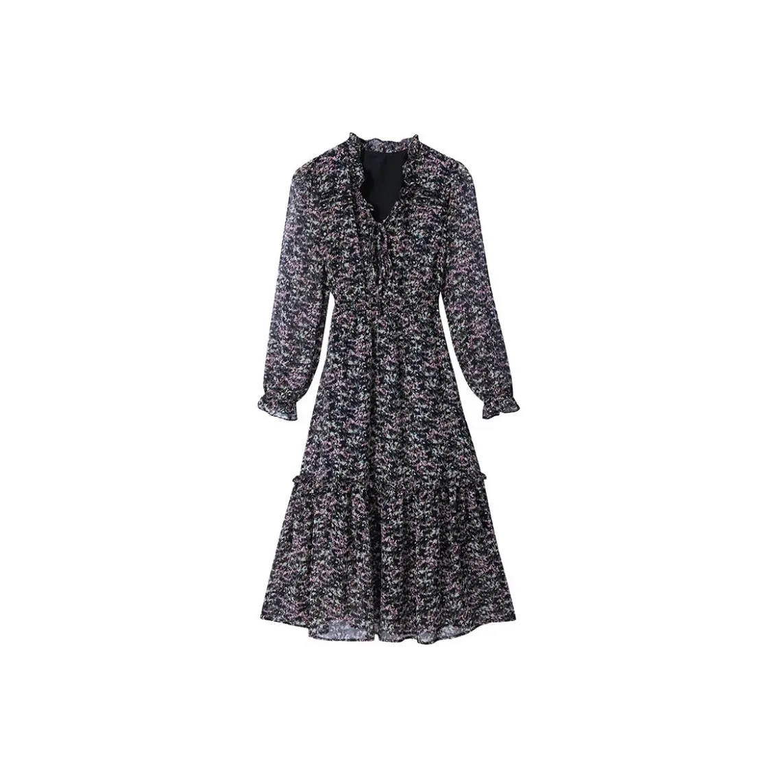 NINE WEST Long Sleeved Dresses Women's Floral