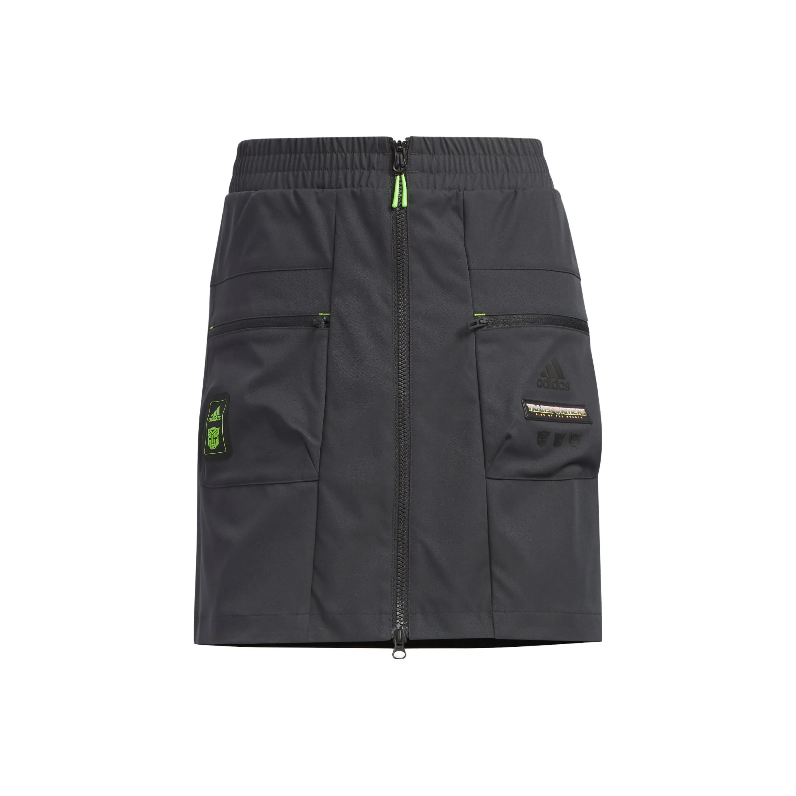 Adidas X Transformers Co branded Series Cargo Short Skirts Women's Carbon Black