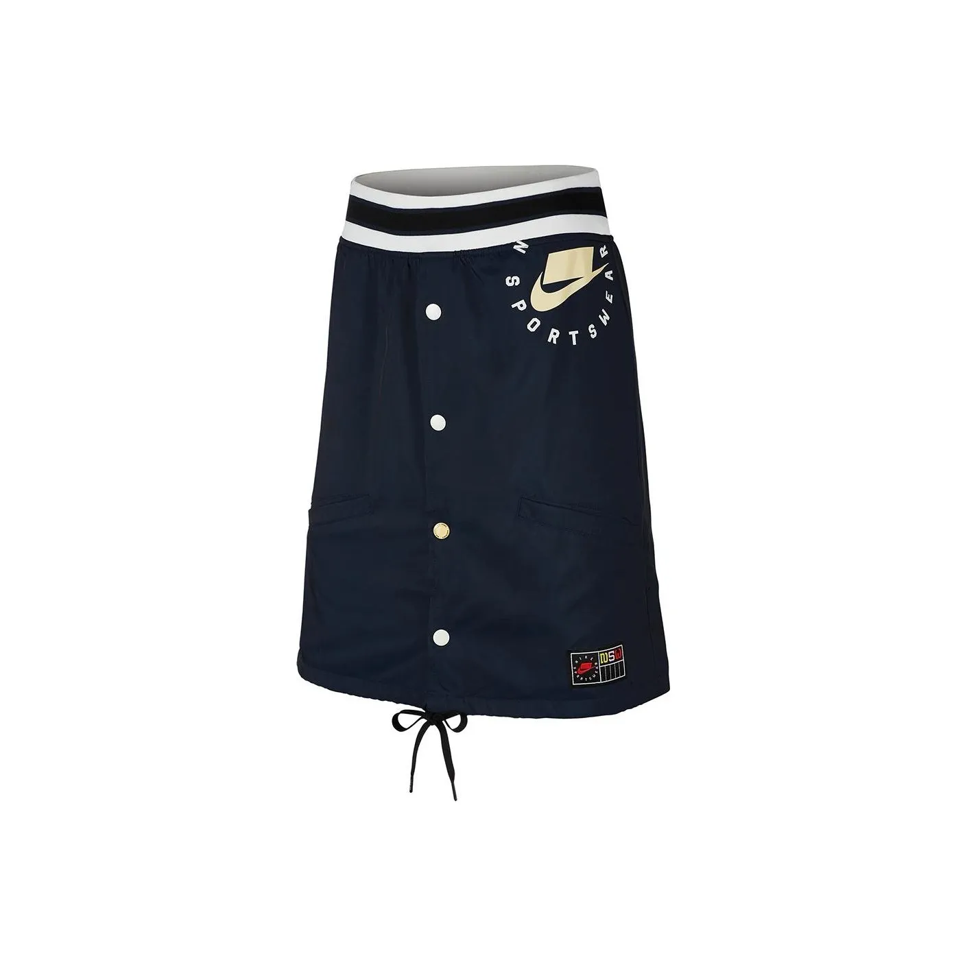 Nike Повседневные короткие юбки Женские Морской синий