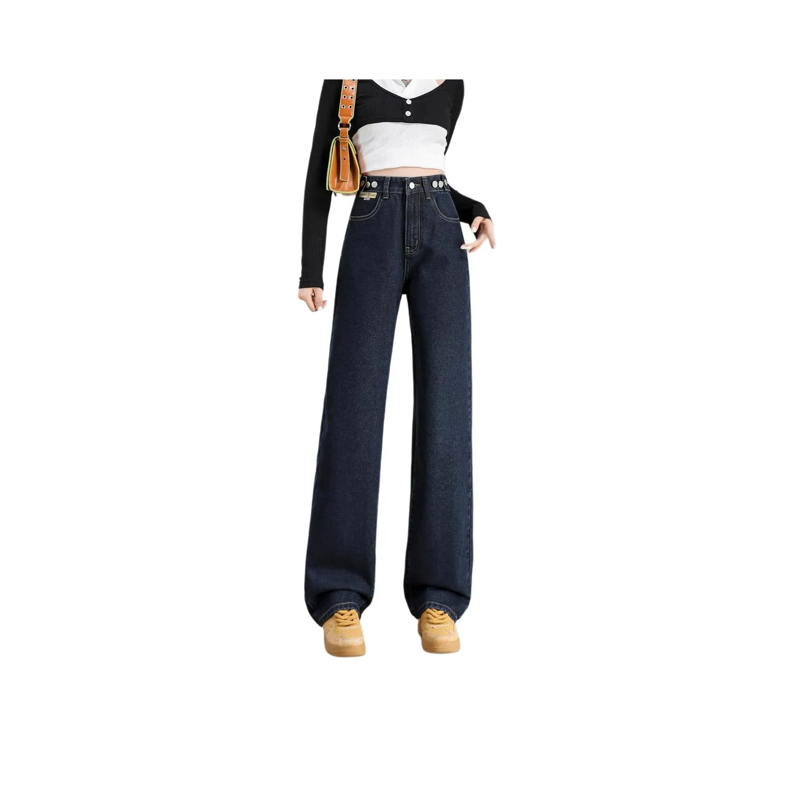 DEBRAND Jeans Women's Blue Gray