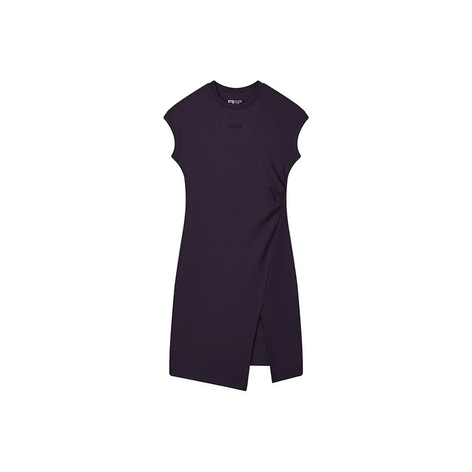 FILA ORIGINALE Без рукавов Платье Женское Темно-фиолетовое