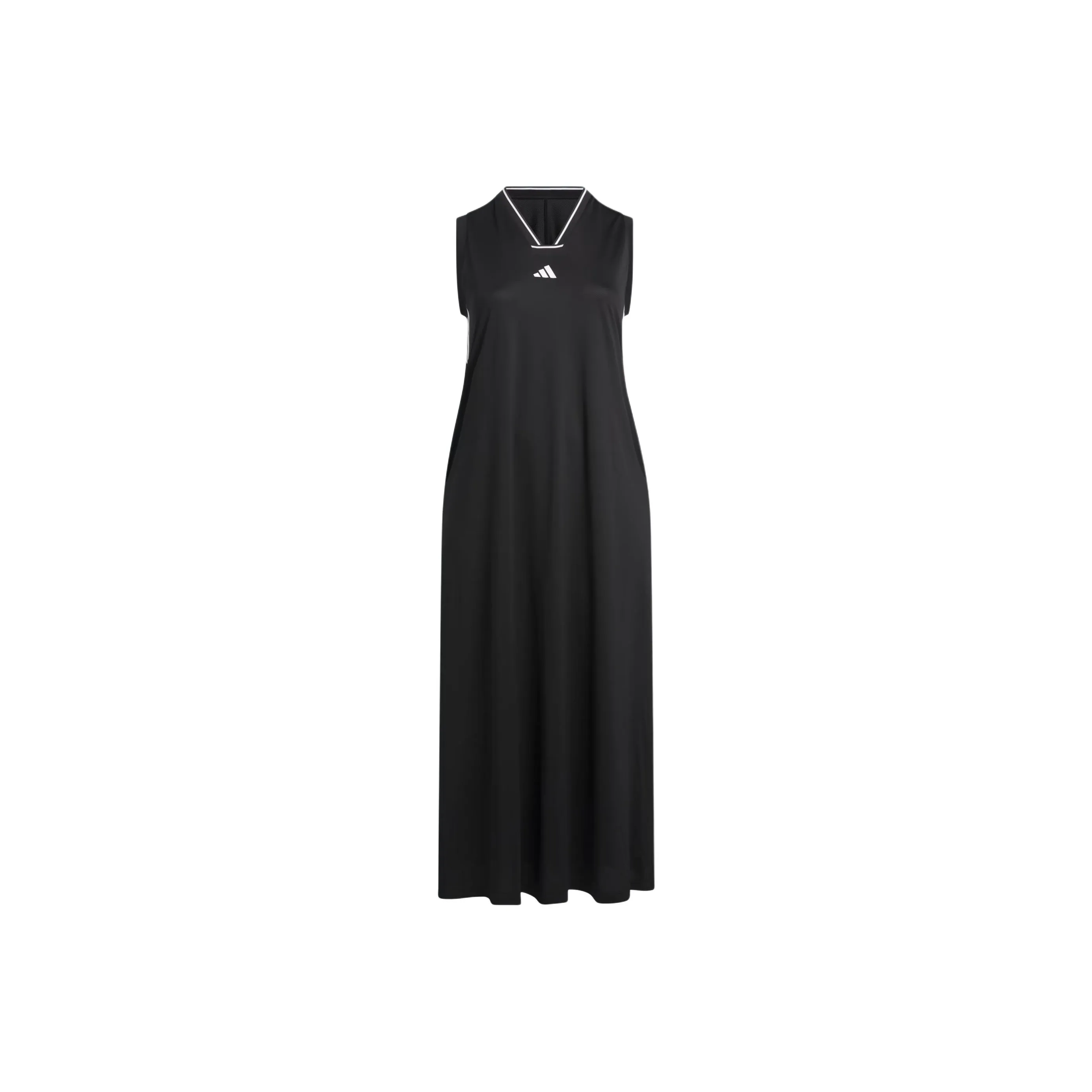 Adidas Free Shipping With AdiClub Tiro Cut 3 Stripes Soft Mesh Long Dress Plus Size