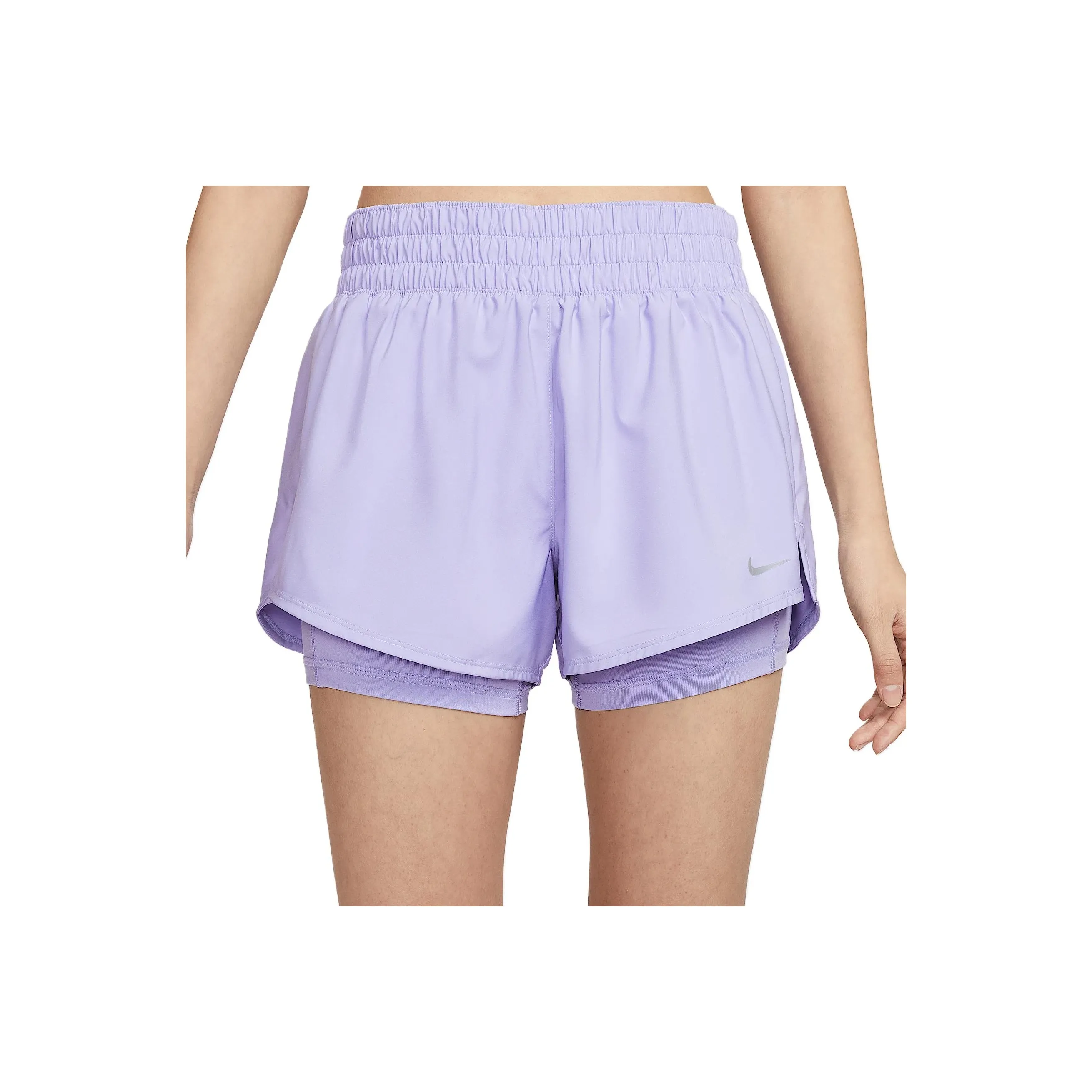 Nike Dri Fit One Повседневные шорты Женские Ледяной Beauty Lilac