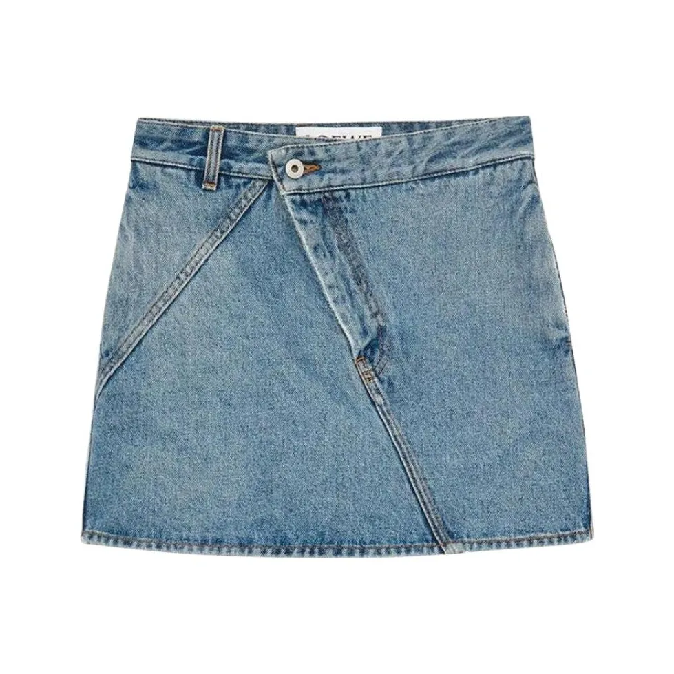 LOEWE Anagram Mini Skirt 'Mid Blue'