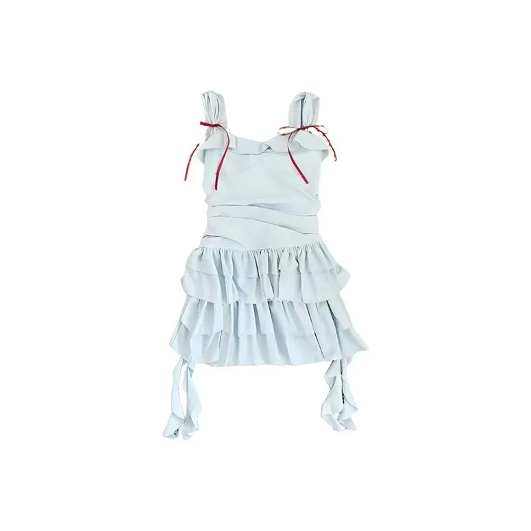 SECFLY OFFICIAL Юбка Платье Женское Светло-Синий