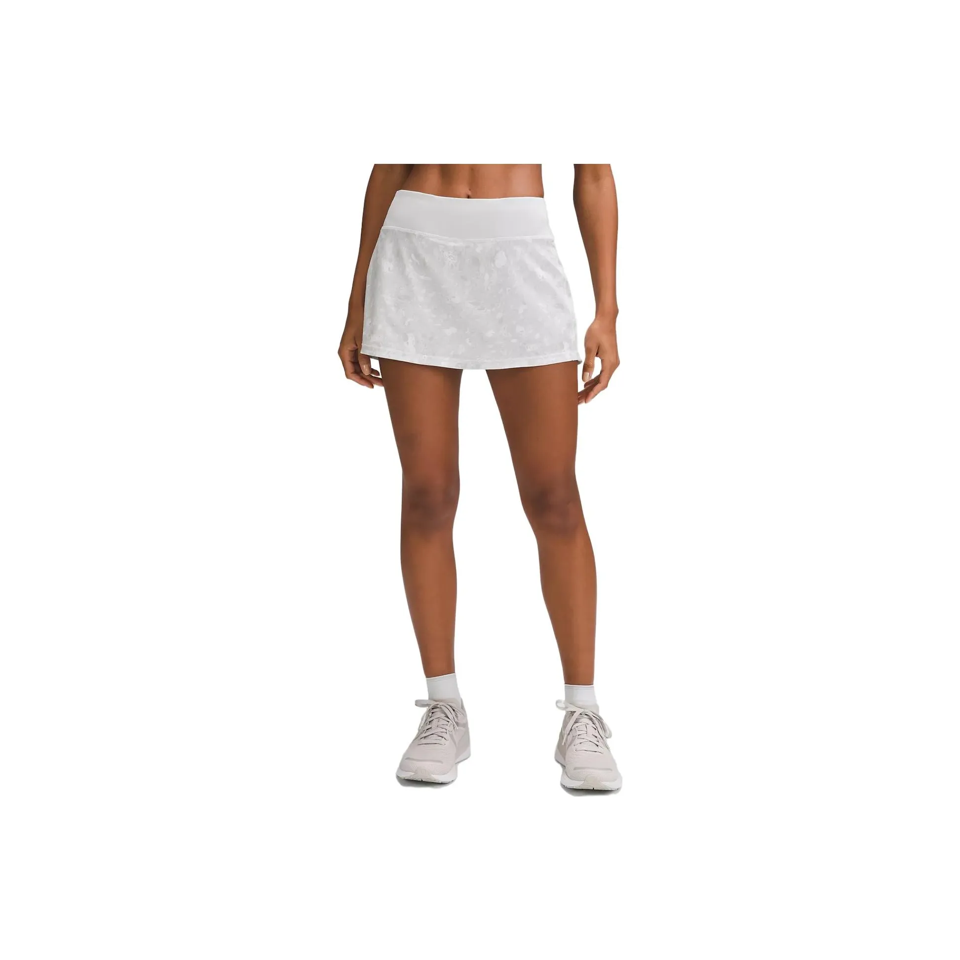 Lululemon Белые Женские Повседневные Короткие Юбки