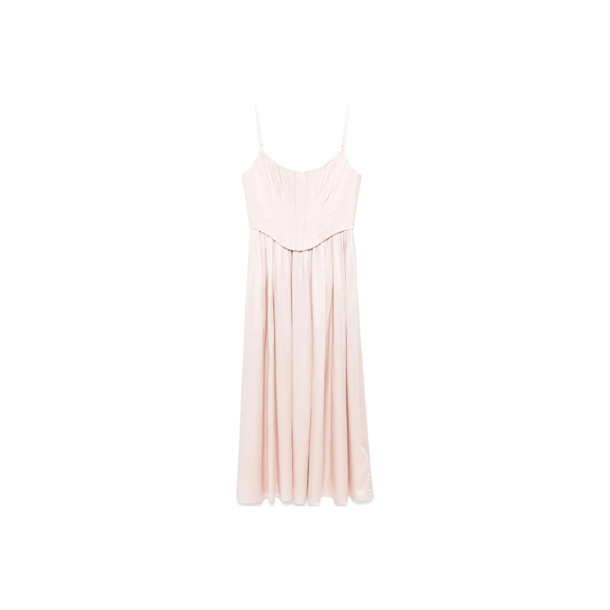 Zimmermann Pleated Flared Slip Dress